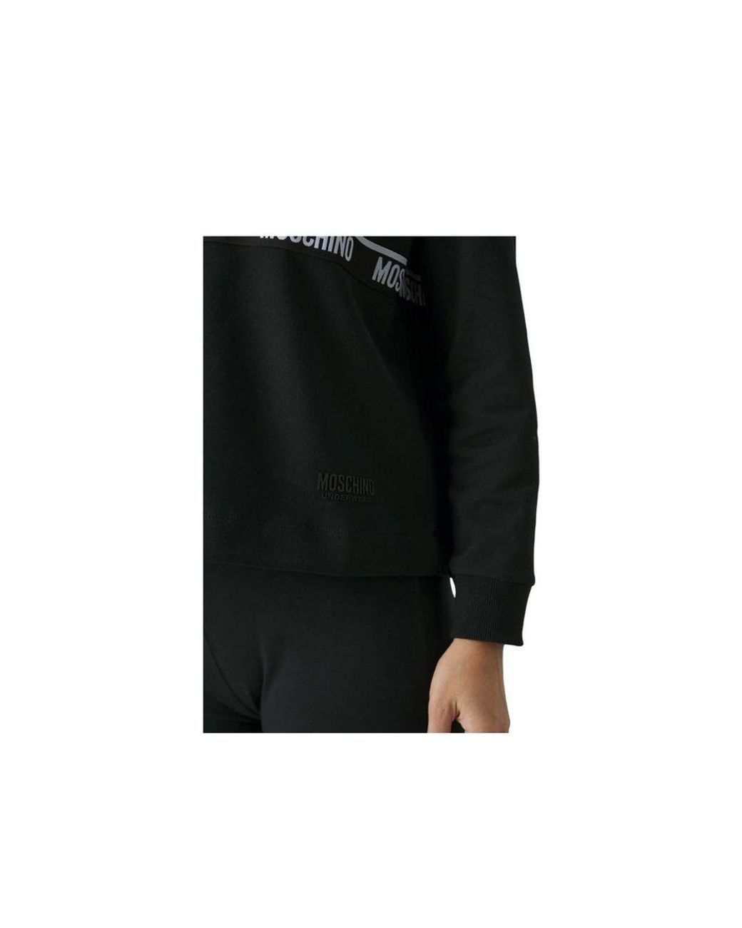 Moschino Black Cotton Sweatshirt