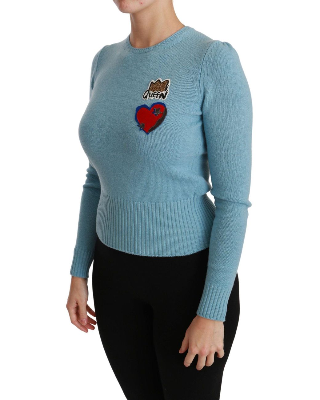 Dolce & Gabbana Blue Wool Sweater