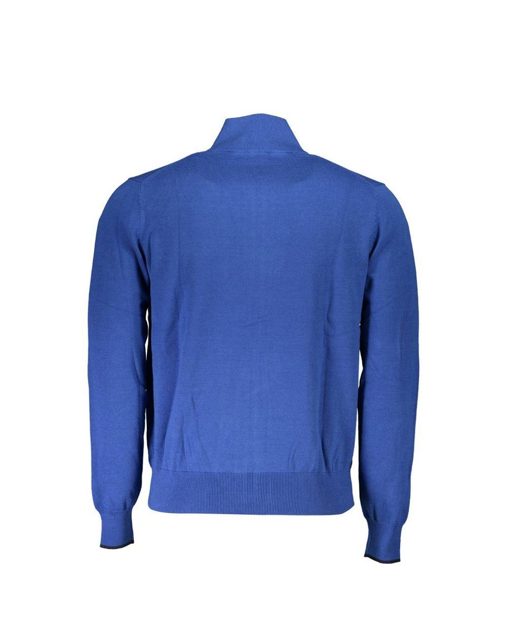 North Sails Blue Cotton Cardigan for men