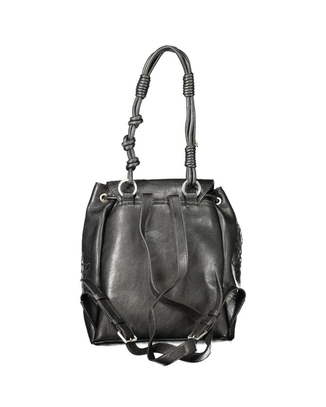 Desigual Black Polyurethane 's Mini Backpack