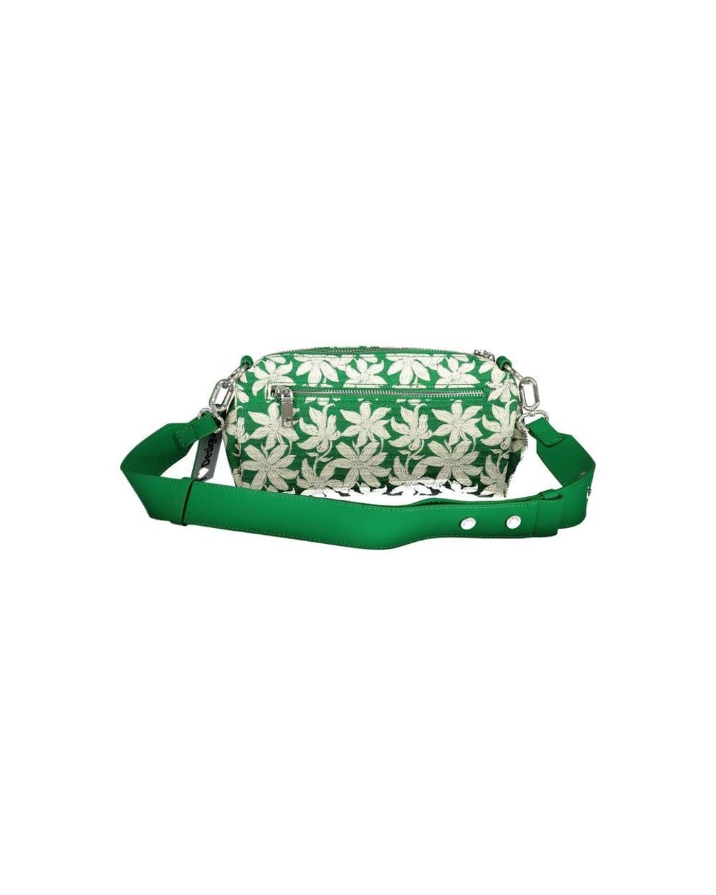 Desigual Green Verde Polyurethane Woman Shoulder Bag