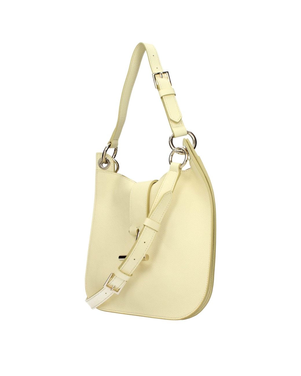 Tom Ford Metallic Yellow Leather Shoulder Bag