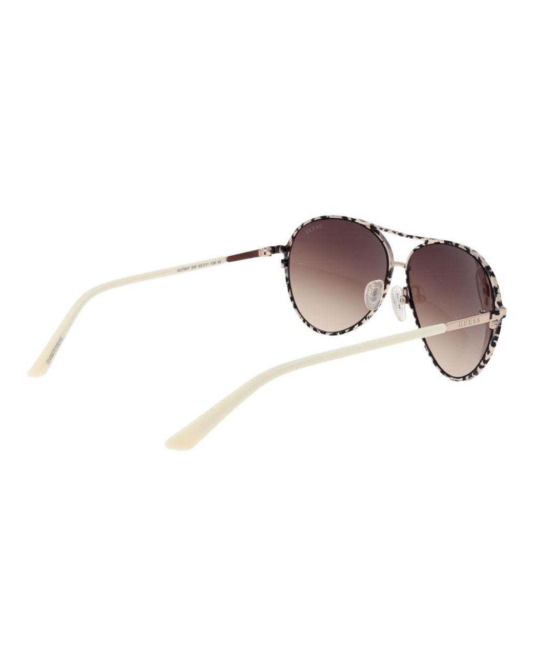 Guess Brown Cream Sunglasses