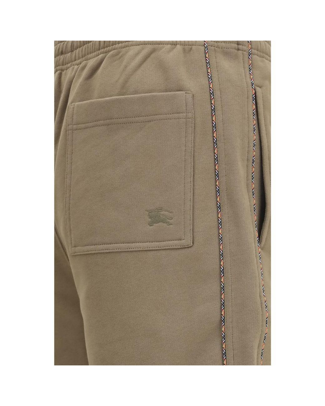 Burberry Natural Brown Cotton Bermuda Shorts for men