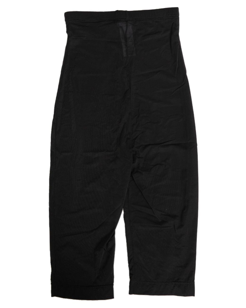 Dolce & Gabbana Black High Waist Tight Midi Trouser Underwear 26+Pa