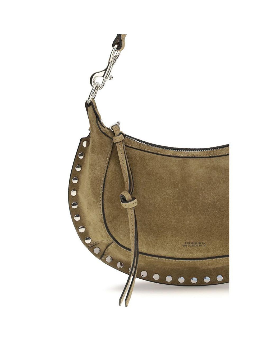 Isabel Marant Metallic Oskan Moon Shoulder Bag