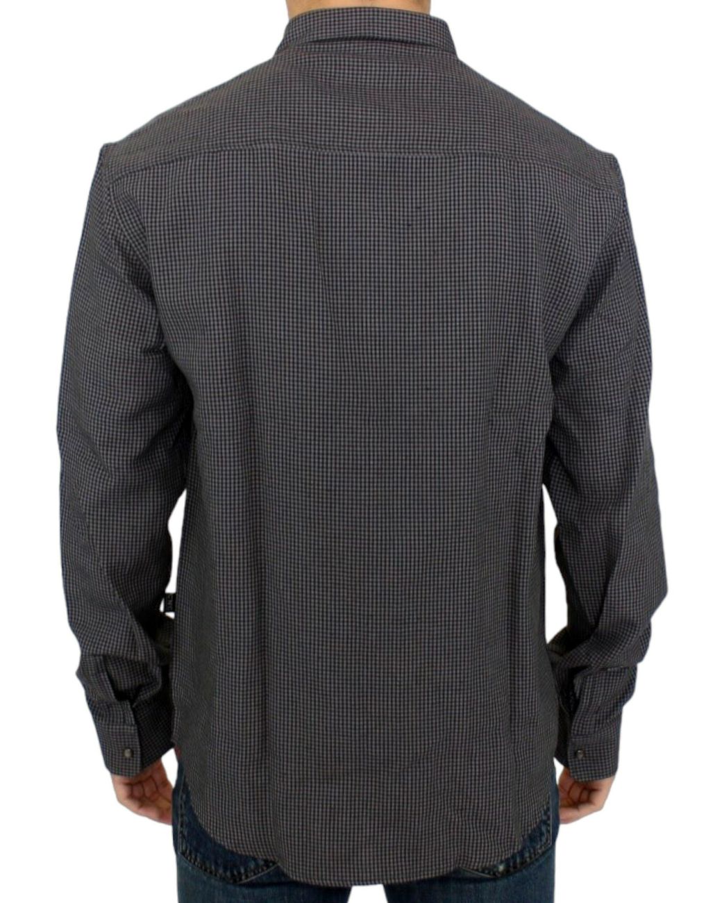 CoSTUME NATIONAL Gray Linen Casual Shirt for men