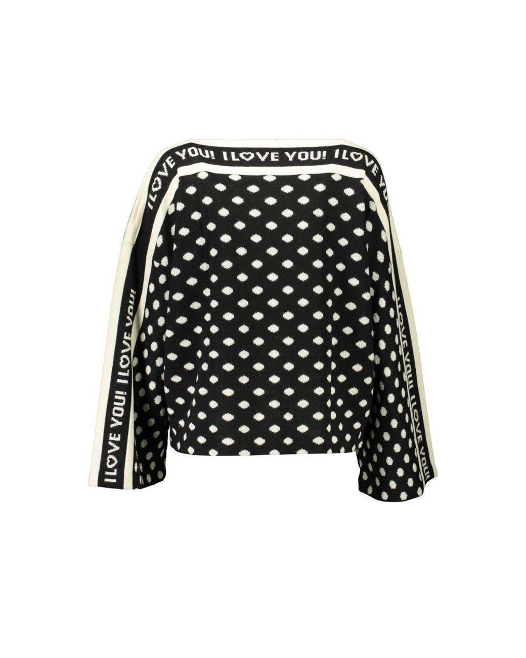Blugirl Blumarine Black Nero Acrylic Sweater