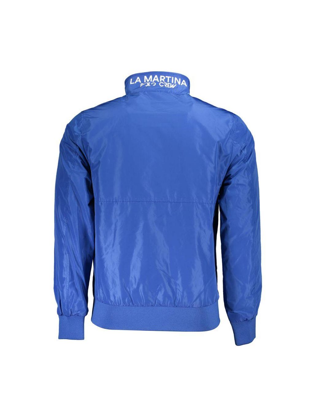 La Martina Blue Polyester Jacket for men