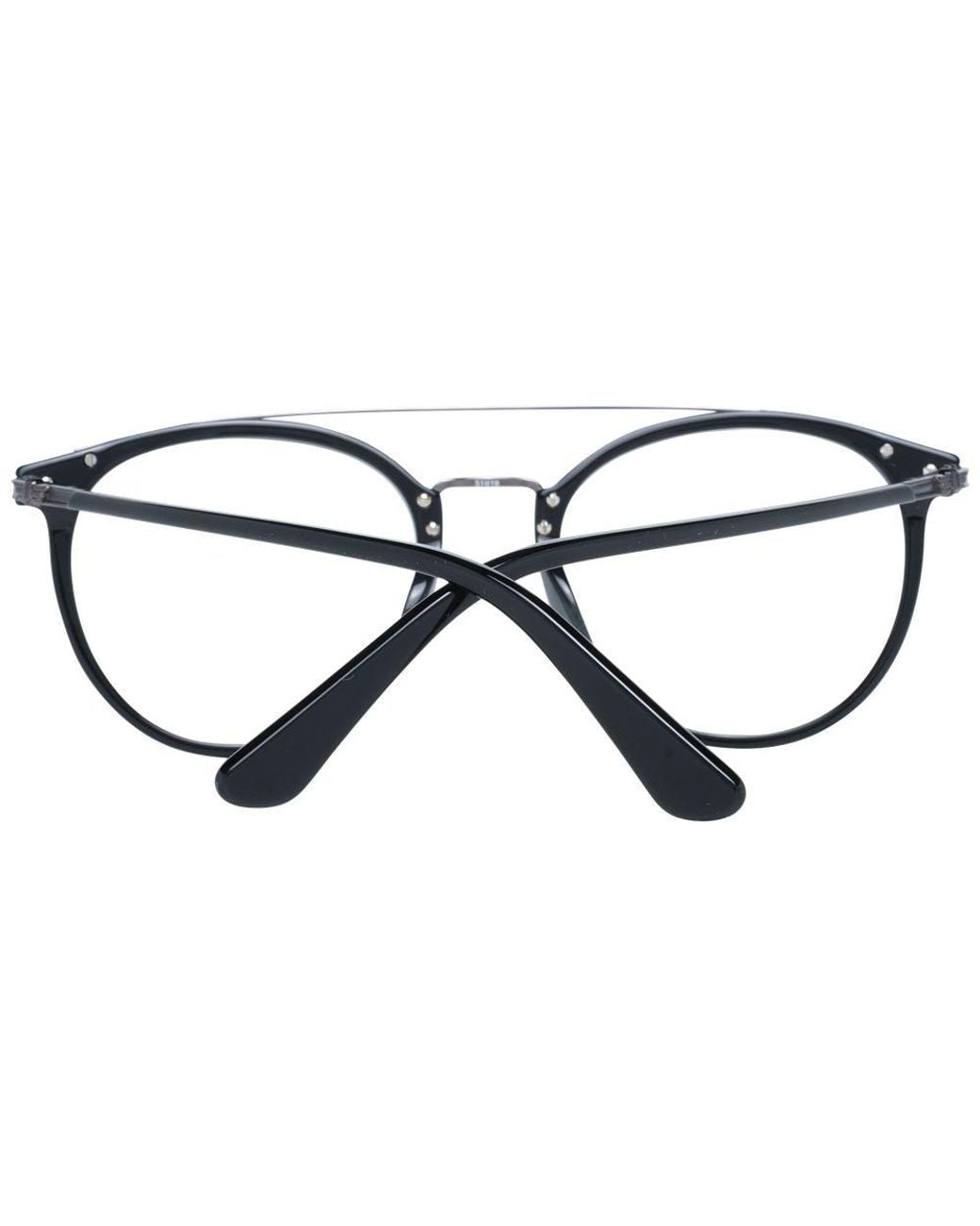 Police Black Metal & Plastic Glasses (Frames) for men