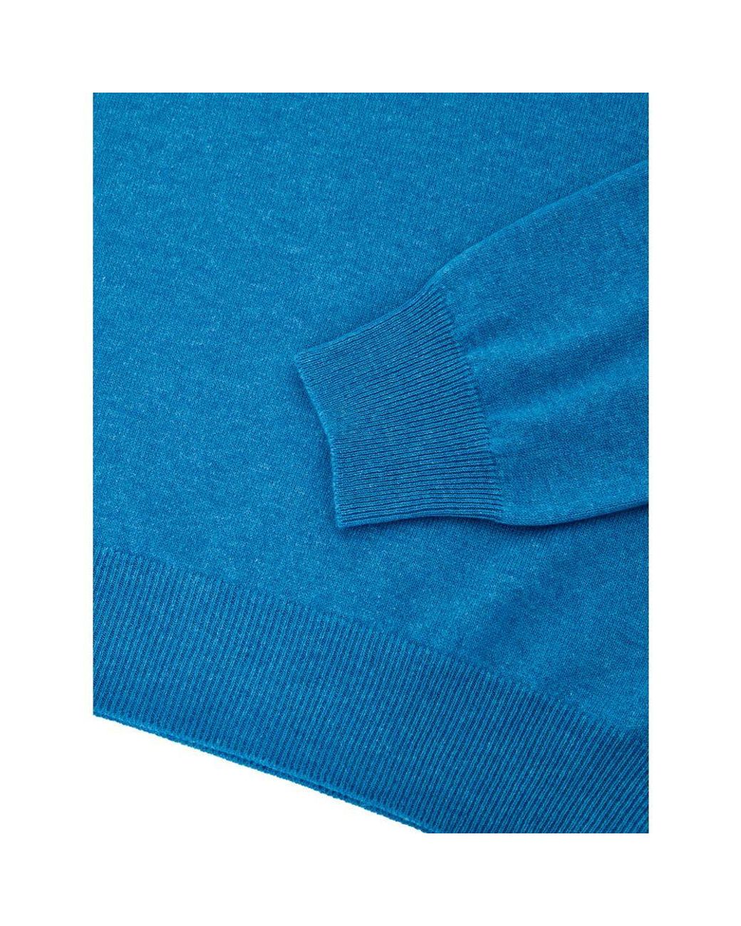 Gran Sasso Blue Wool Turtleneck for men
