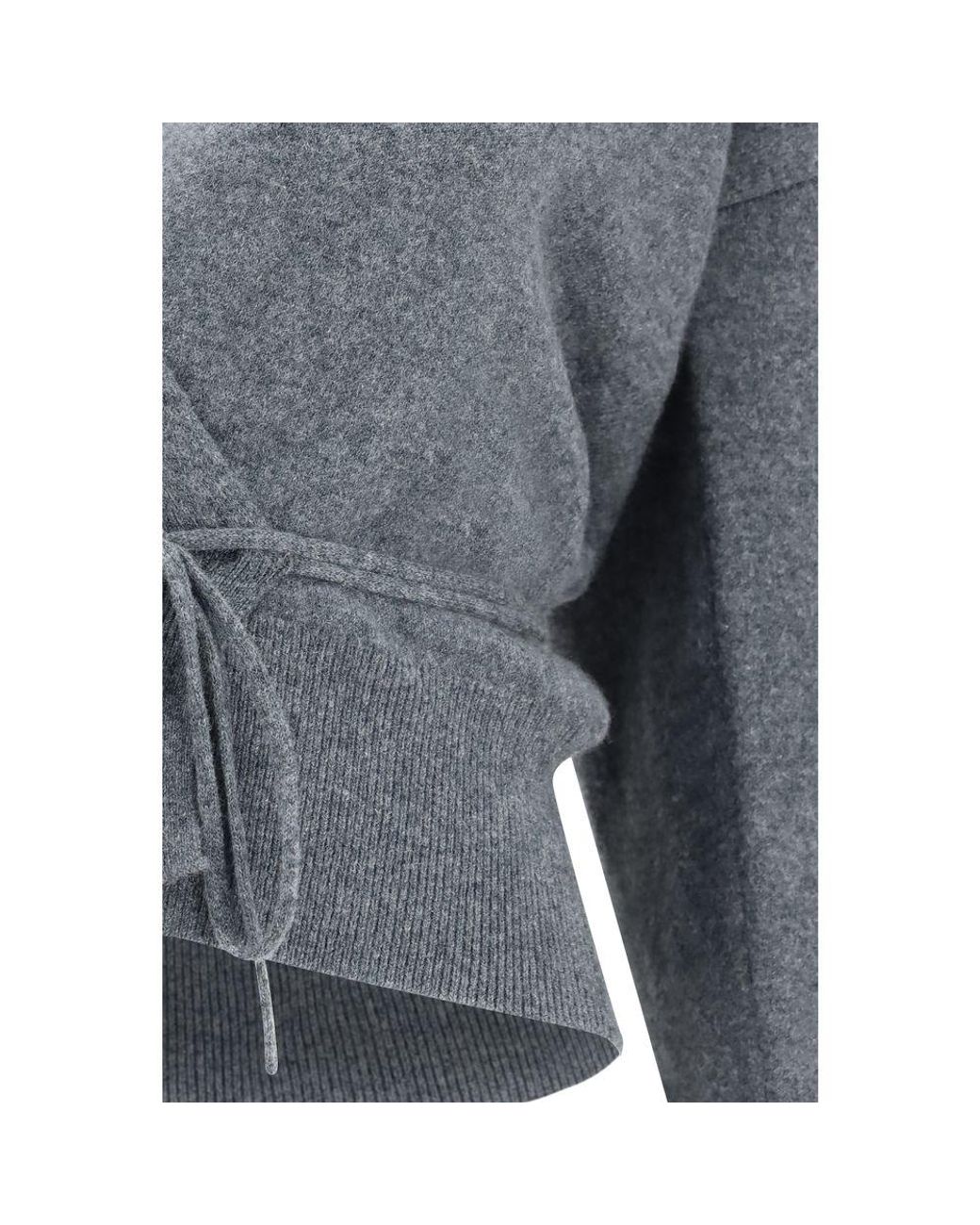 Extreme Cashmere Blue Gray Cashmere Cardigan