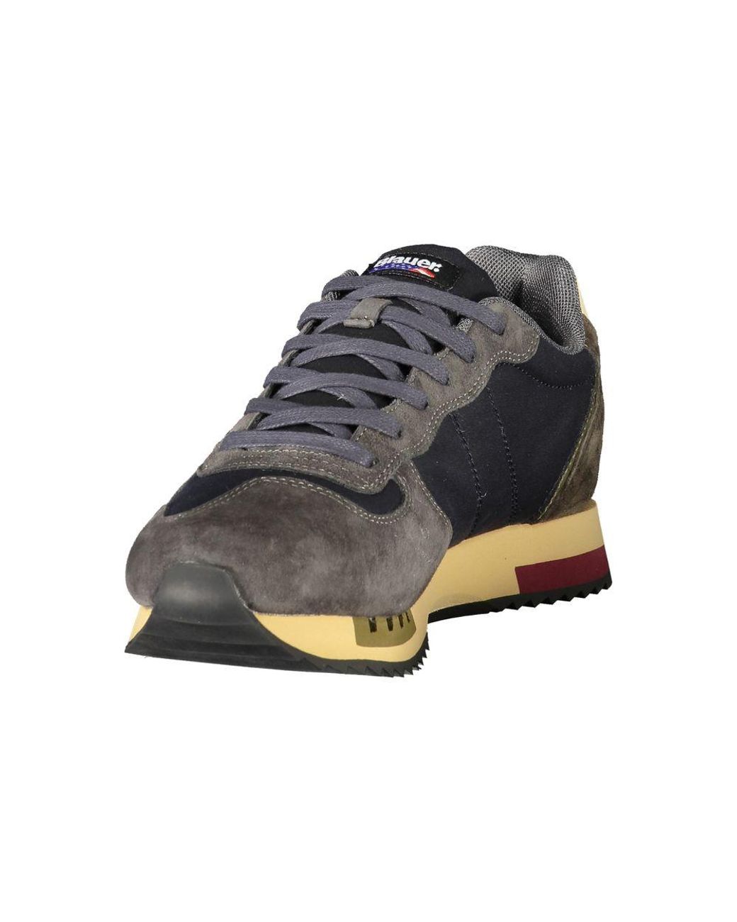 Blauer Blue Leather Sneaker for men