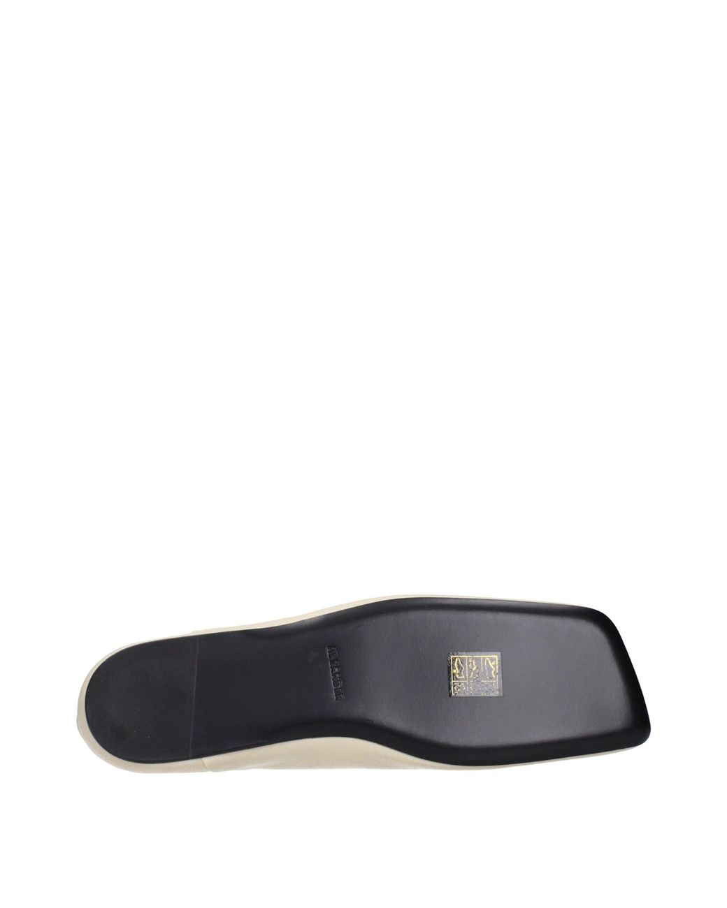 Jil Sander Natural Leather Ballet Flats