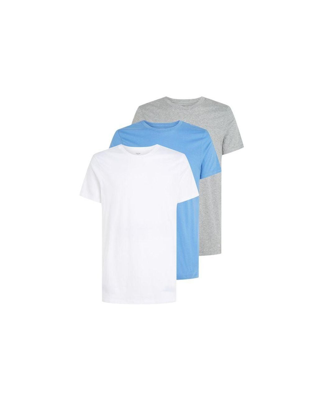 Calvin Klein Blue Cotton Tank Tops for men
