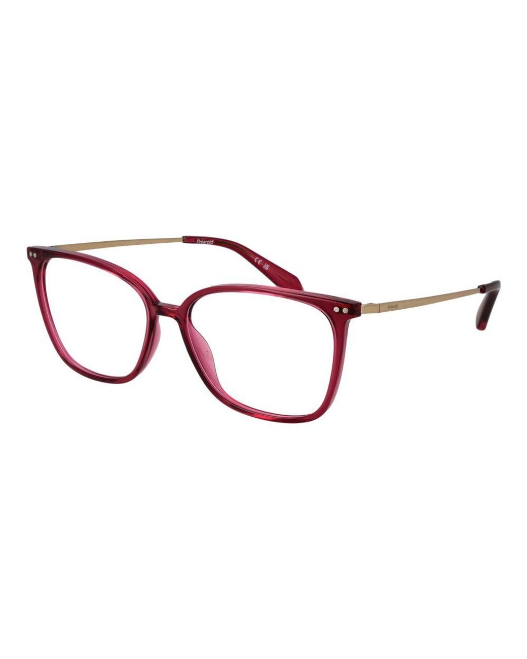 Polaroid Red Pink Titanium Glasses (frames)