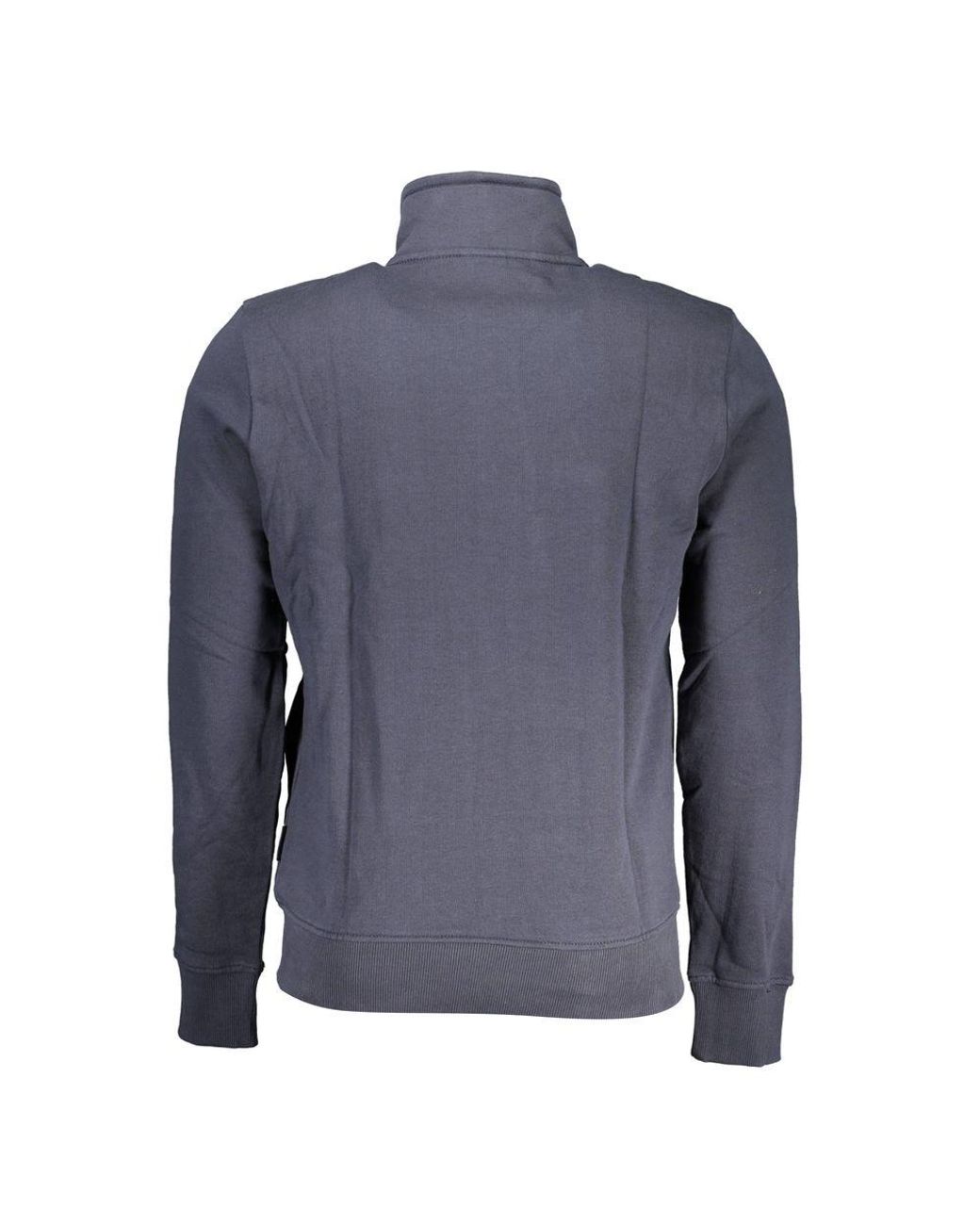 Napapijri Blue Cotton Men Sweater for men