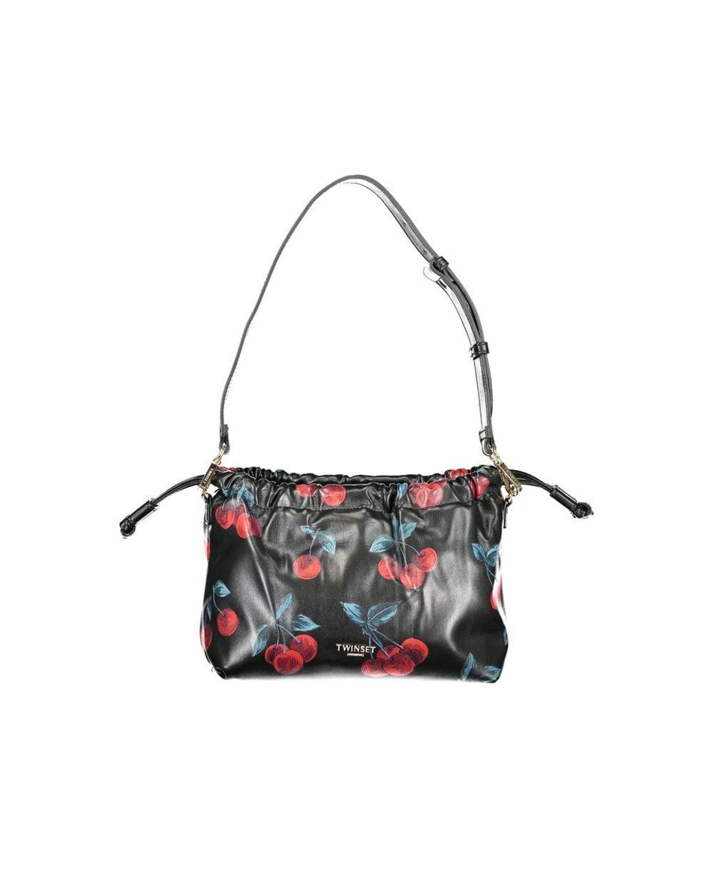 Twinset Black Polyurethane 's Shoulder Bag