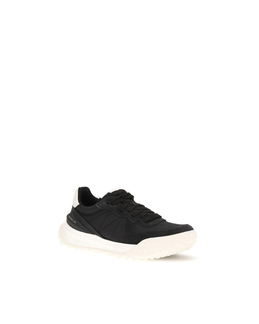 Moncler Black Polyamide Athletic Sneakers for men