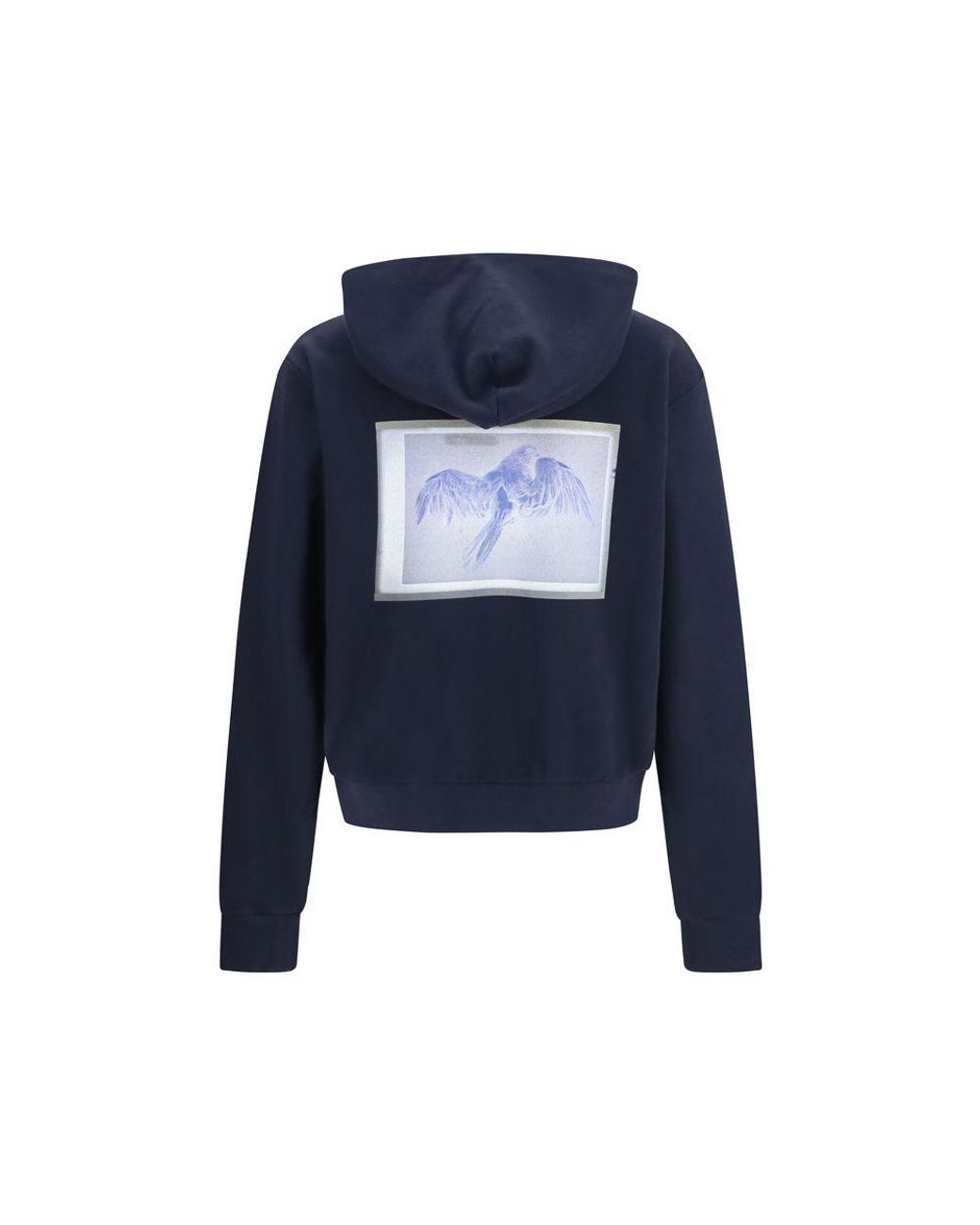 Maison Margiela Blue Cotton Sweatshirt for men