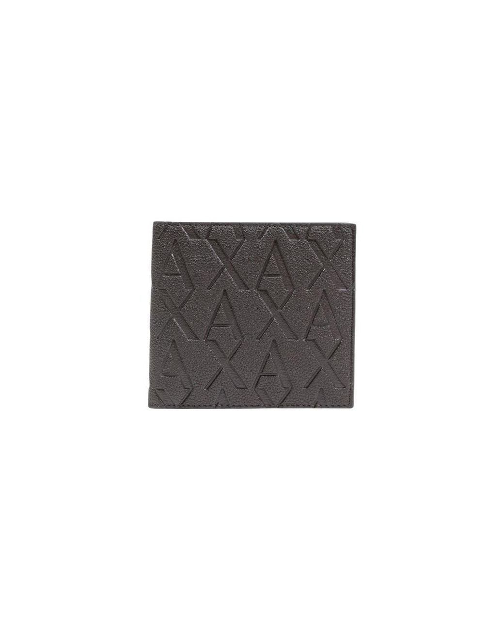 ARMANI EXCHANGE Gray Brown Polyester Cardholder for men