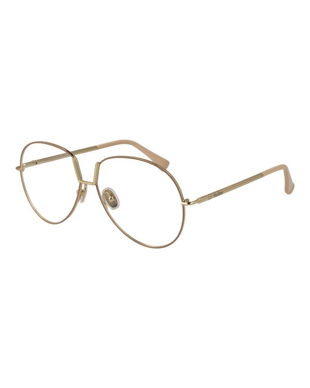 Max Mara Metallic Metal Glasses (Frames)