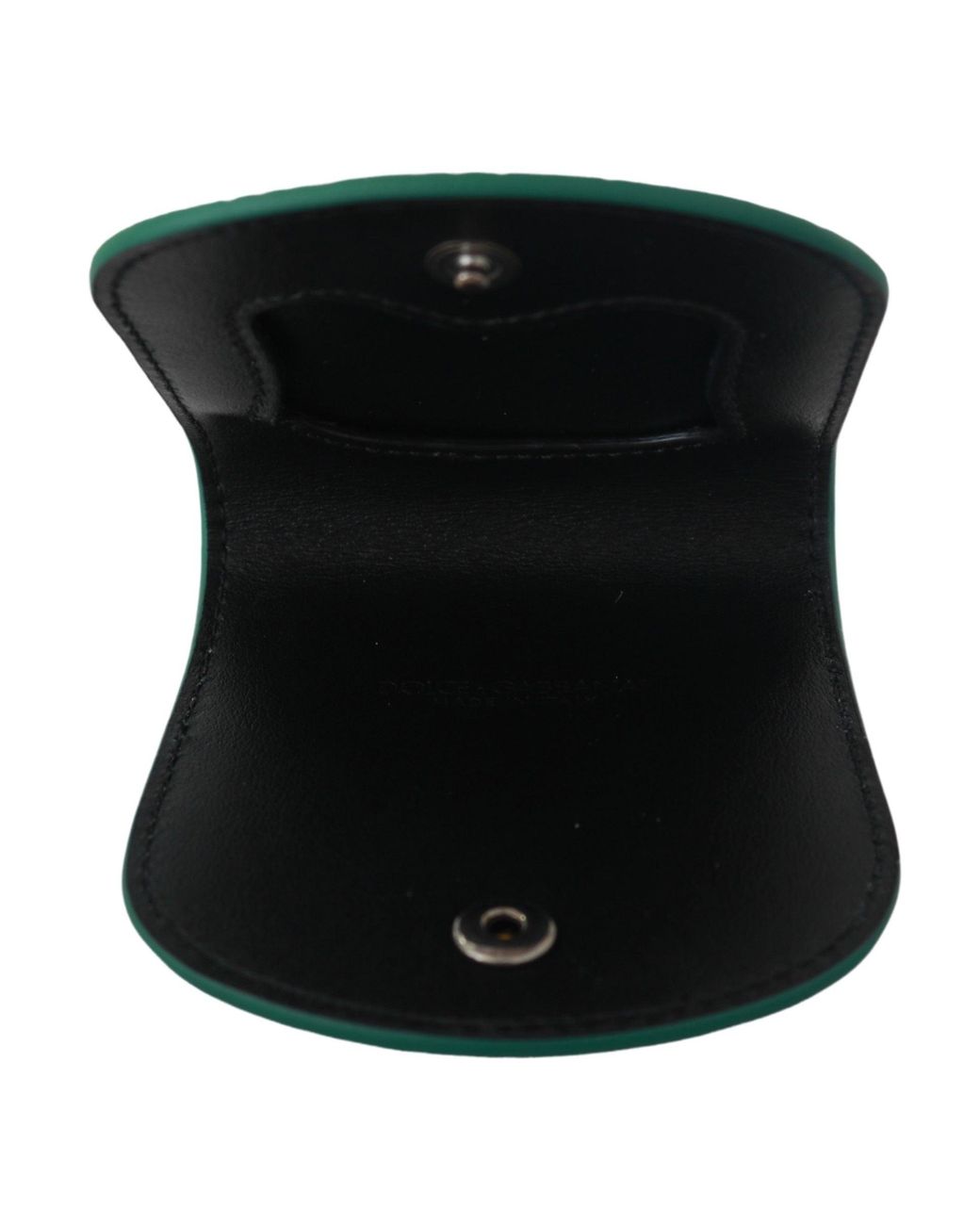 Dolce & Gabbana Green Exotic Skins Condom Case Holder Wallet for men