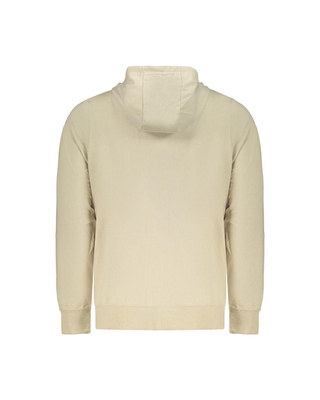Norway 1963 Natural Beige Cotton Men's Hooded Sweatshirt for men