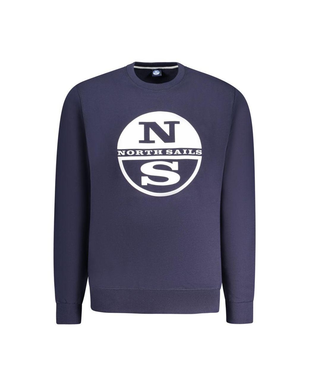 North Sails Blue Cotton Sweater for men