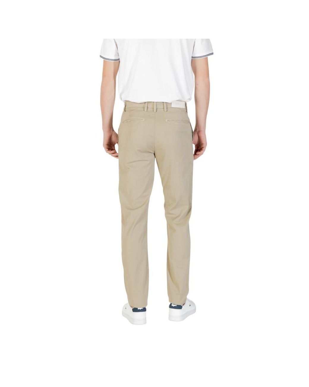 Replay Natural Bicolor Cotton Casual Pants for men