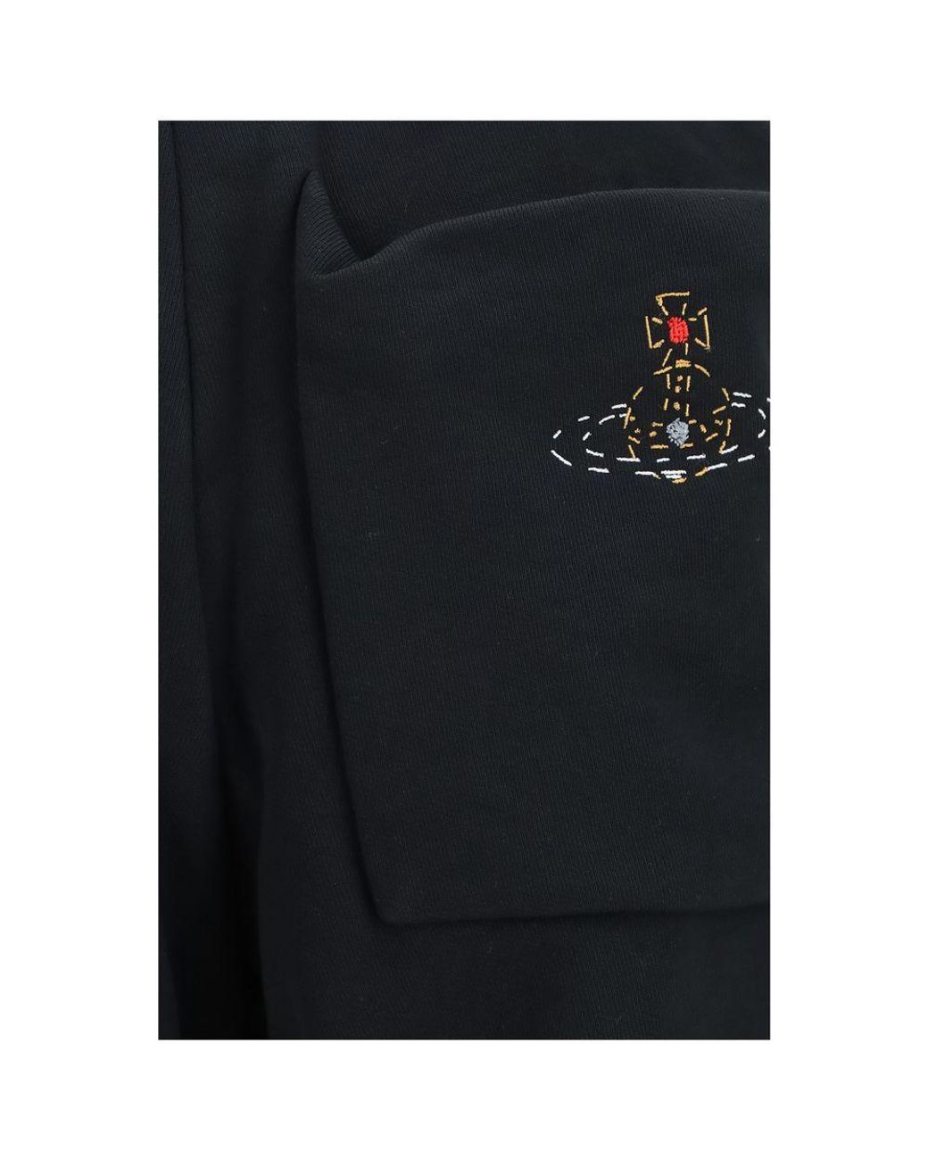 Vivienne Westwood Blue Cotton Athletic Pants for men