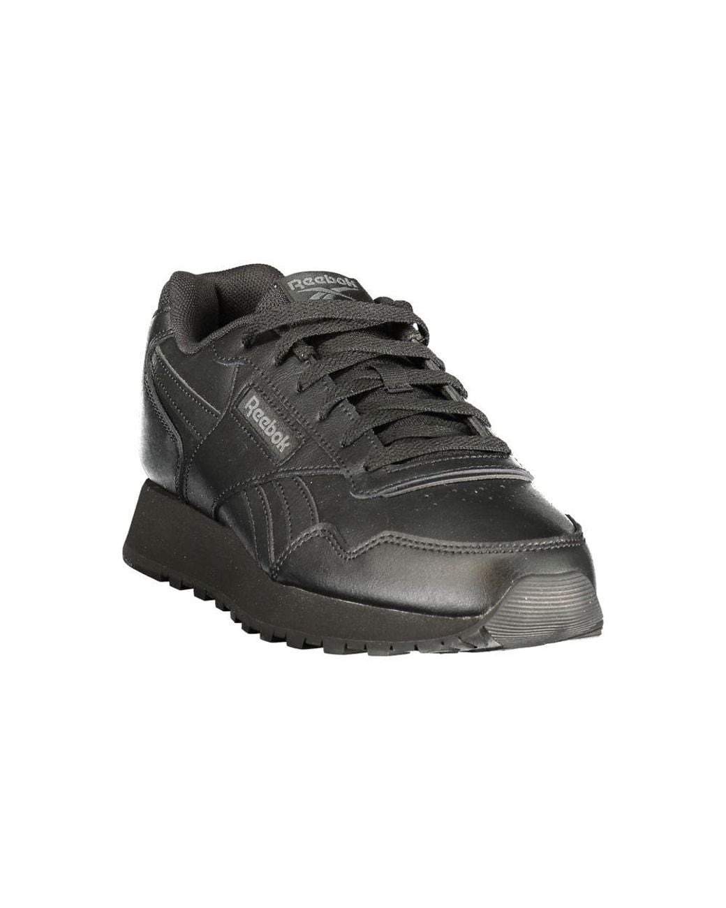 Reebok Gray Black Polyurethane Men's Sneaker for men