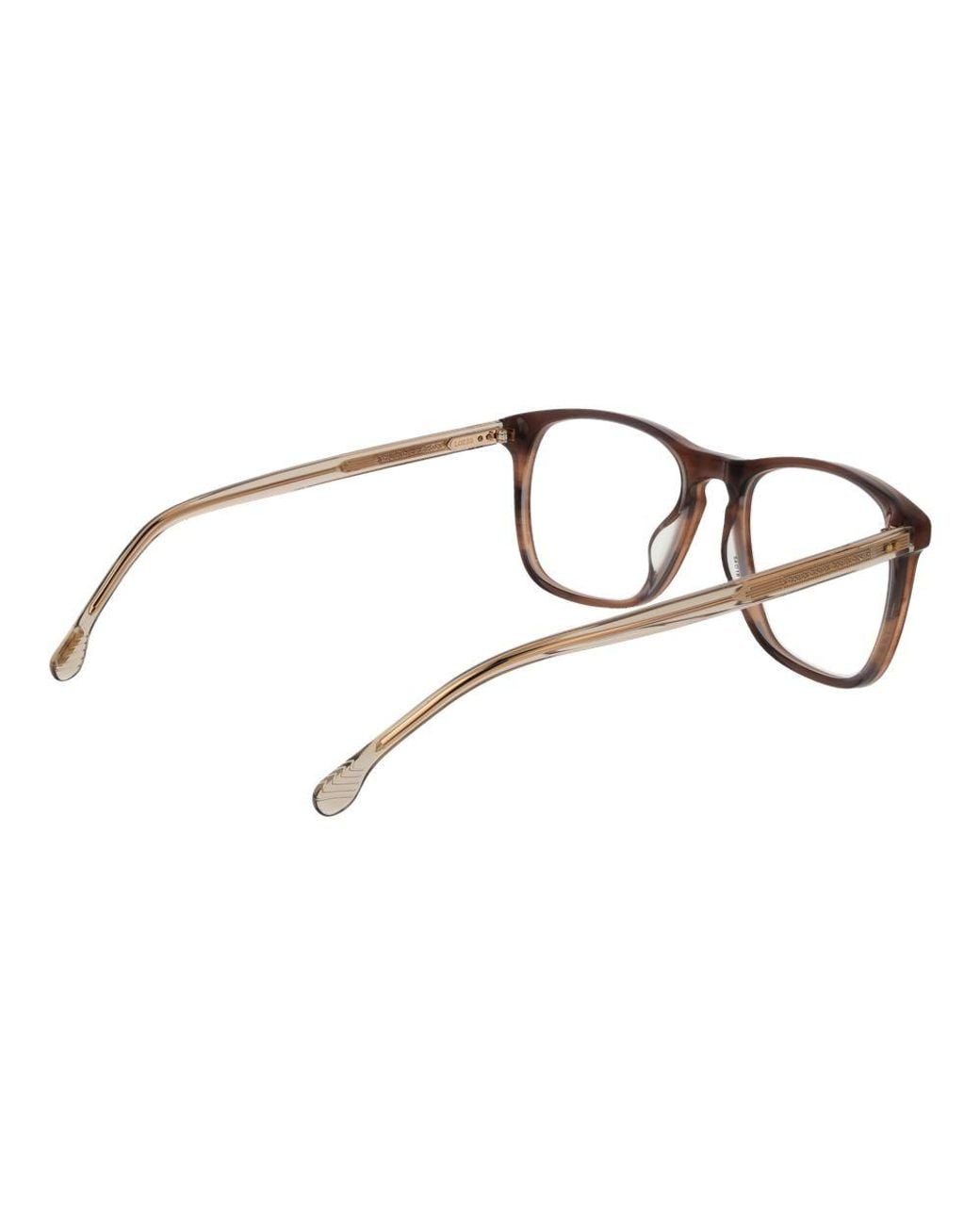 Lozza Brown Cellulose Acetate Glasses (Frames) for men