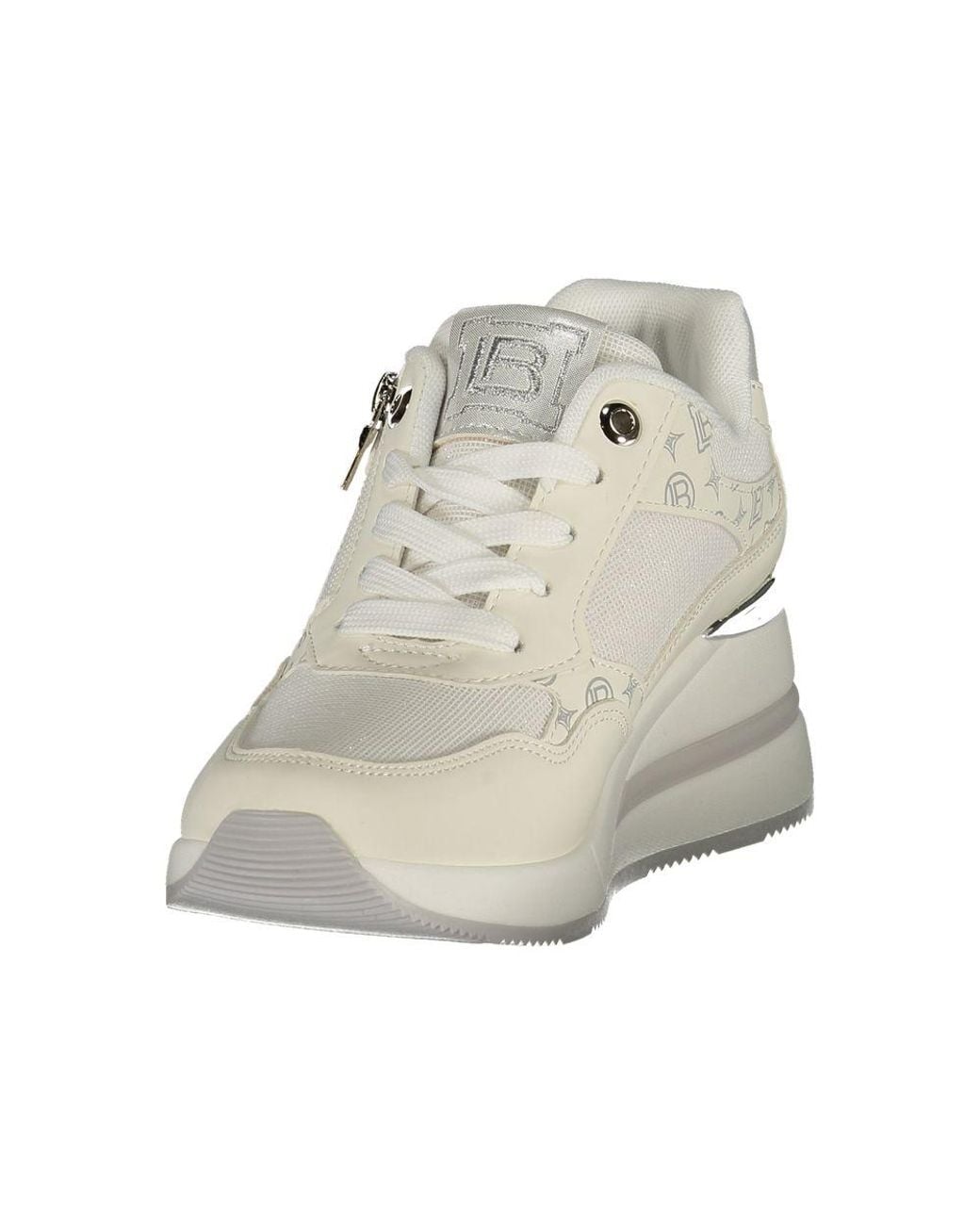 Laura Biagiotti White Bianco Polyurethane 's Sneaker