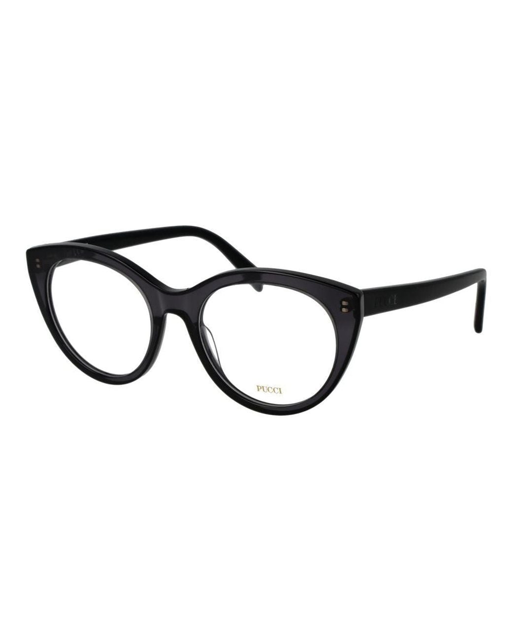 Emilio Pucci Black Plastic Glasses (frames)