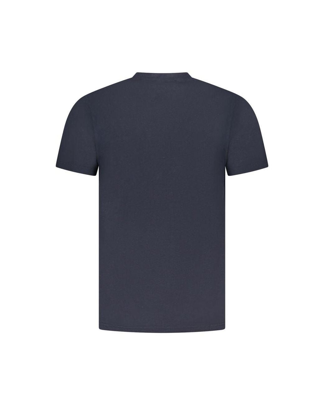Roberto Cavalli Blue Leopard Print Tee for men