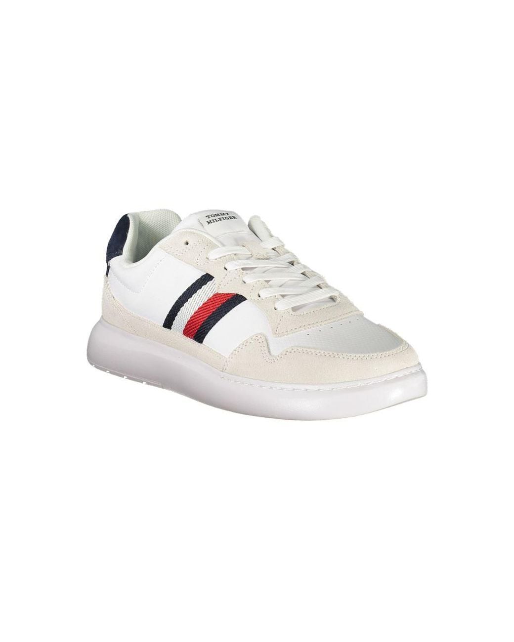 Tommy Hilfiger White Leather Sneaker for men