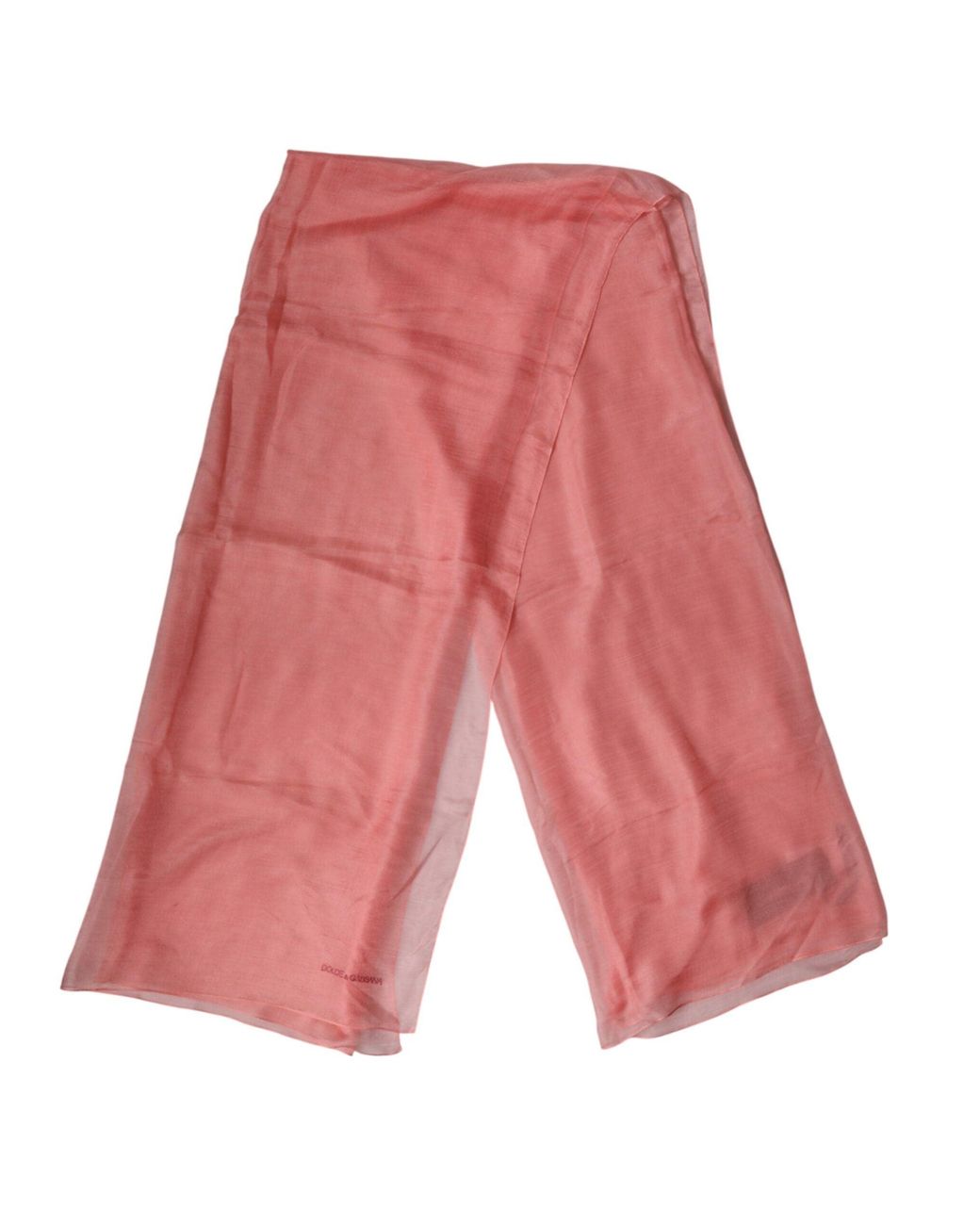 Dolce & Gabbana Pink Light Cashmere Neck Wrap Shawl Scarf for men