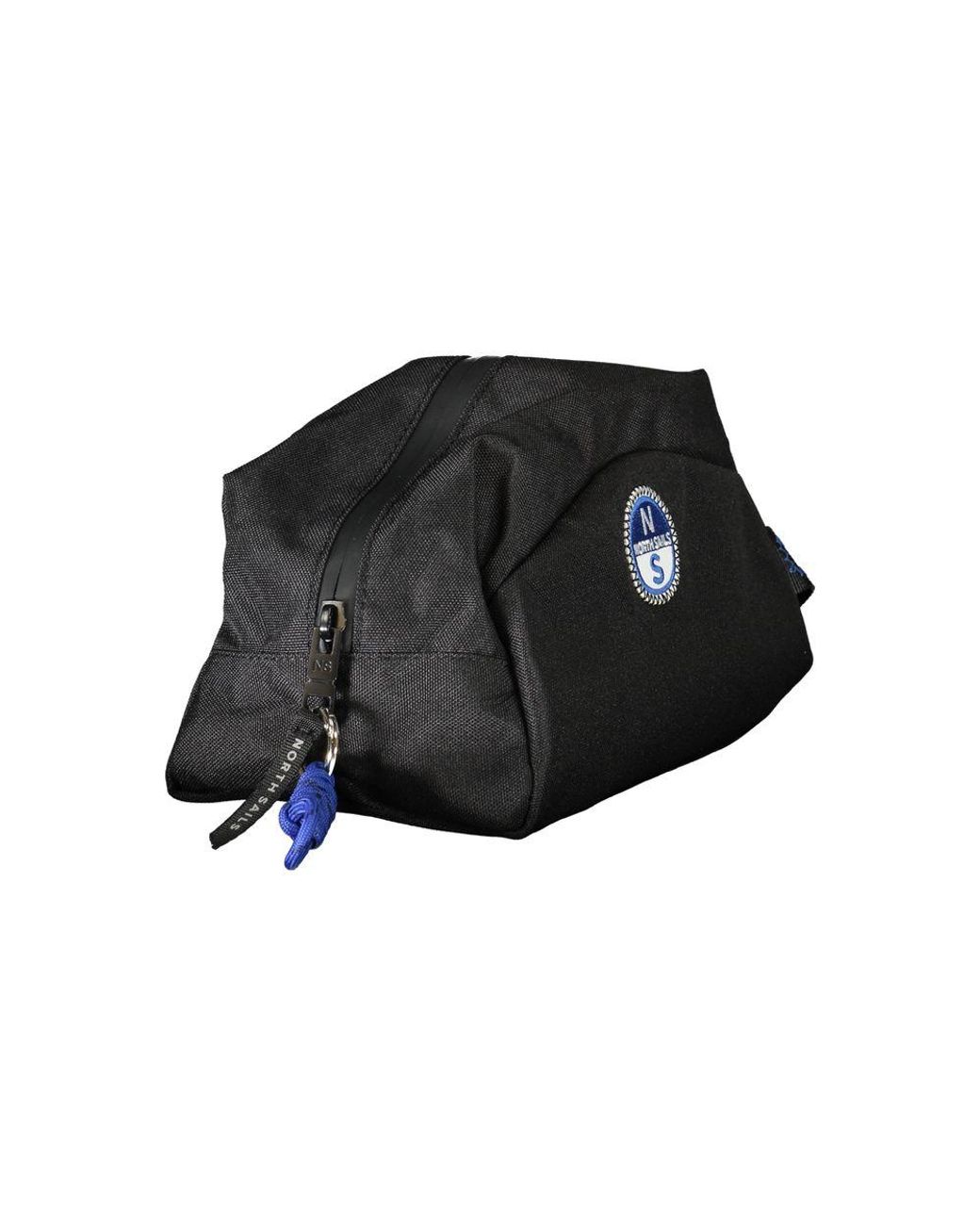 North Sails Black Polyester Men Beauty Case for men