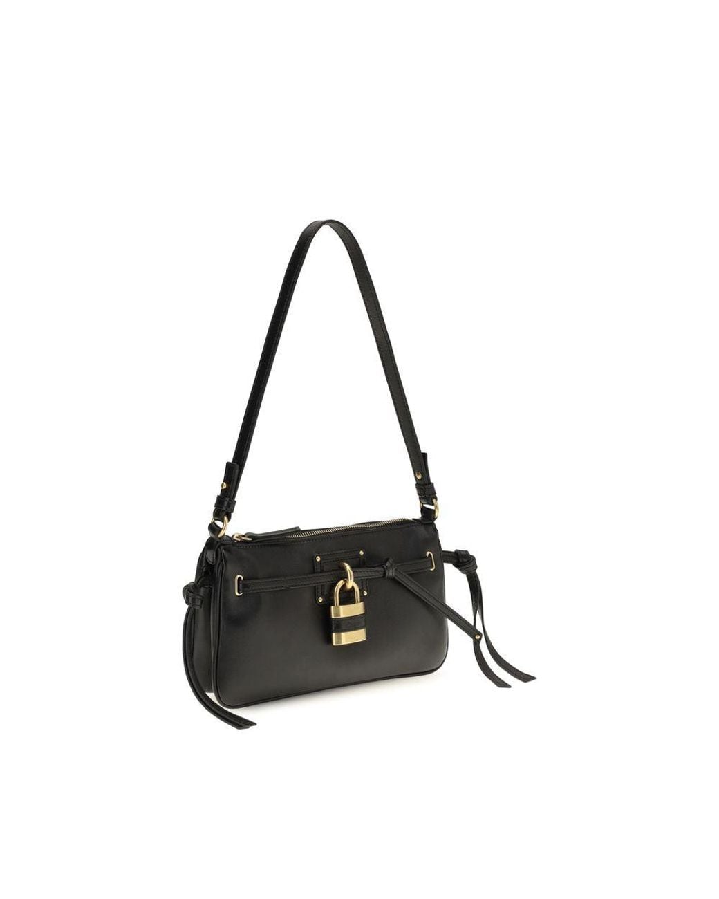 Chloé Black Calf Leather Bos Taurus Shoulder Bag