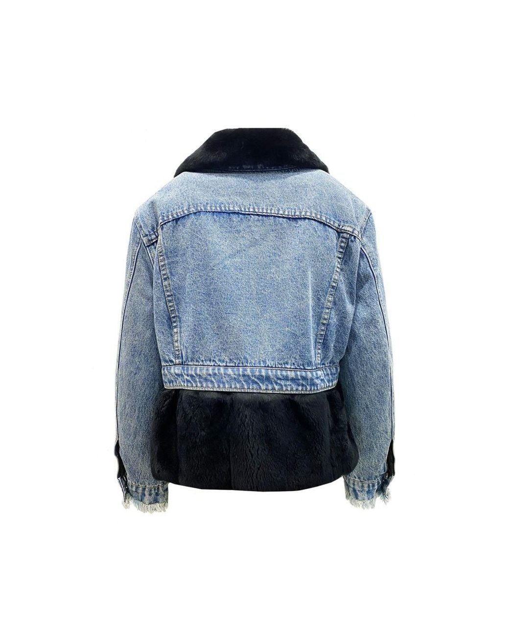 Forte Blue Fur Lining Jacket