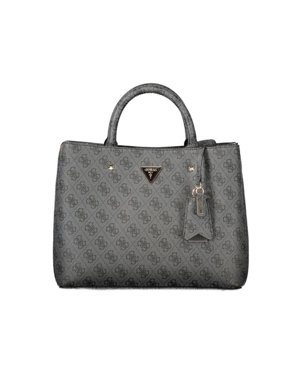 Guess Gray Nero Poliuretano Donna Bag