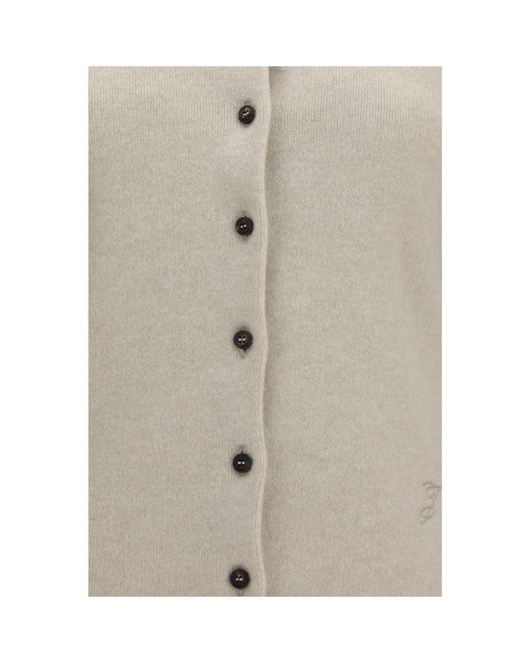 Jacquemus Natural Beige Wool Oves Aries Cardigan
