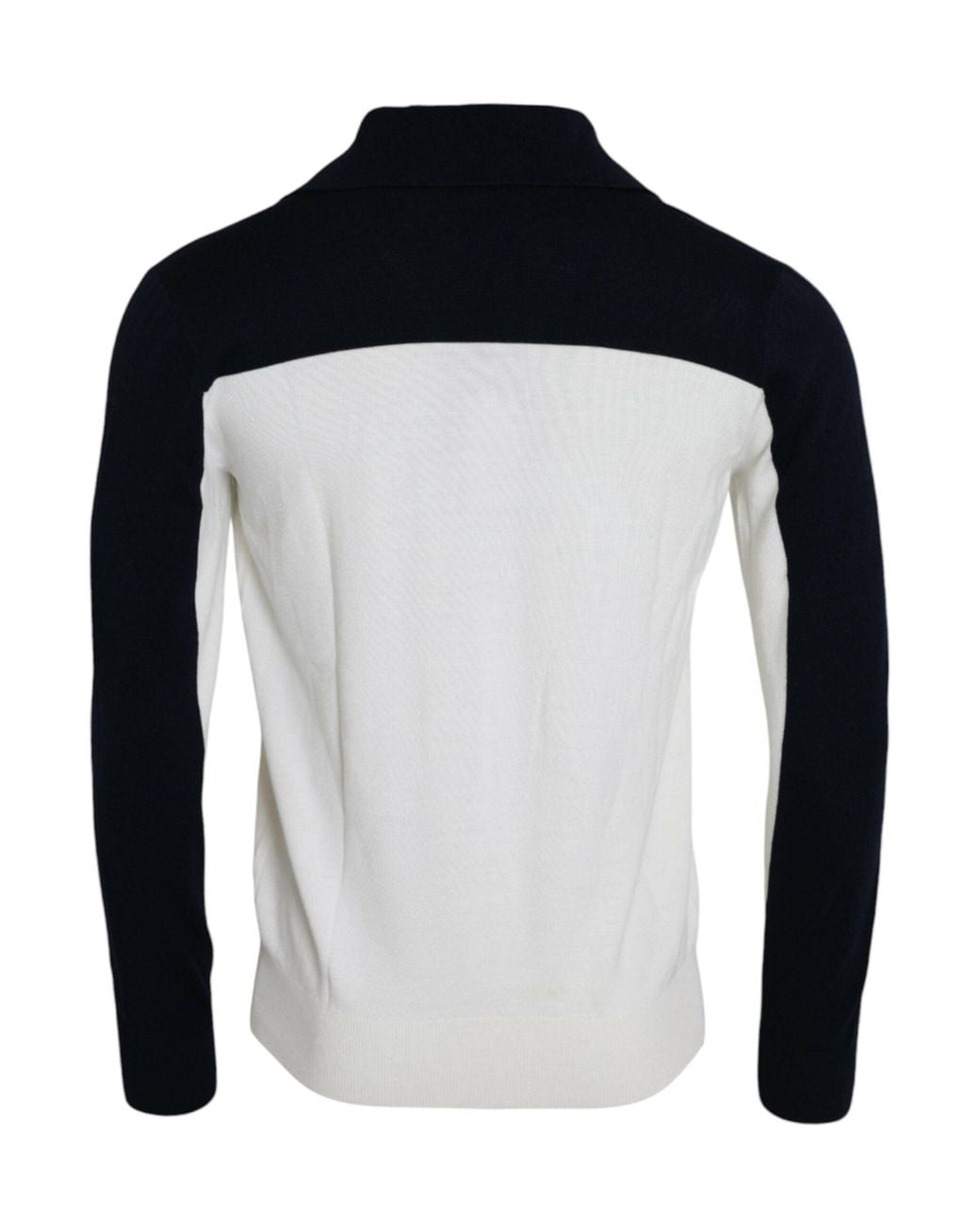 Dolce & Gabbana Black Sicilia Henley Shirt Pullover Sweater for men