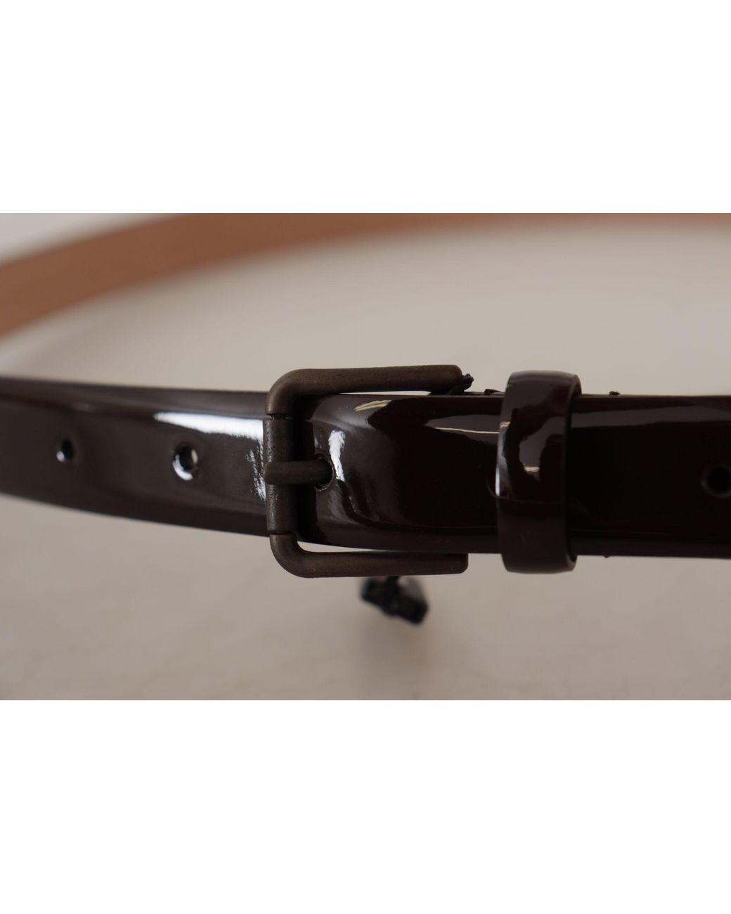 Dolce & Gabbana Black Elegant Leather Logo Buckle Belt