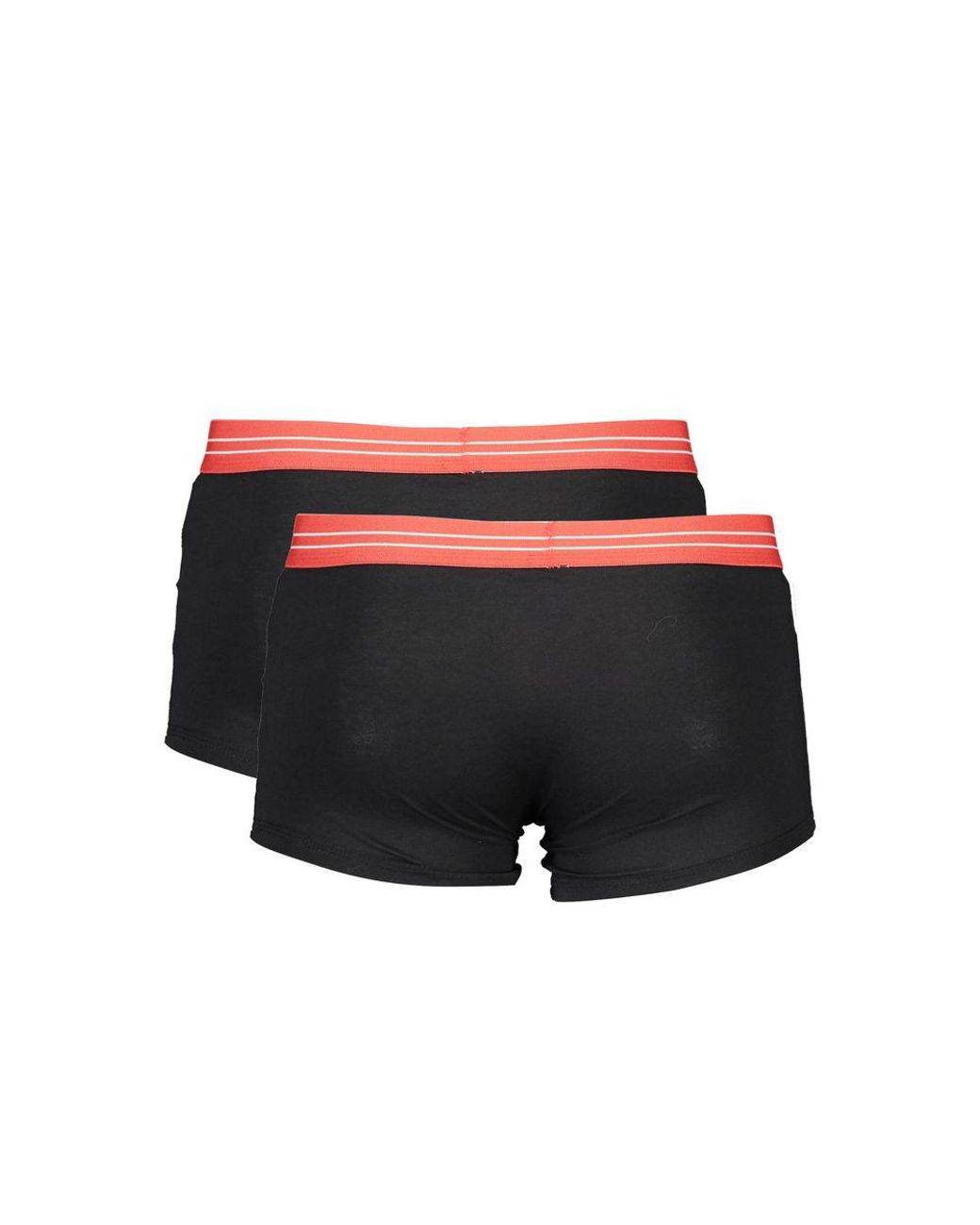 North Sails Red Black Cotton Men Boxer Shorts for men