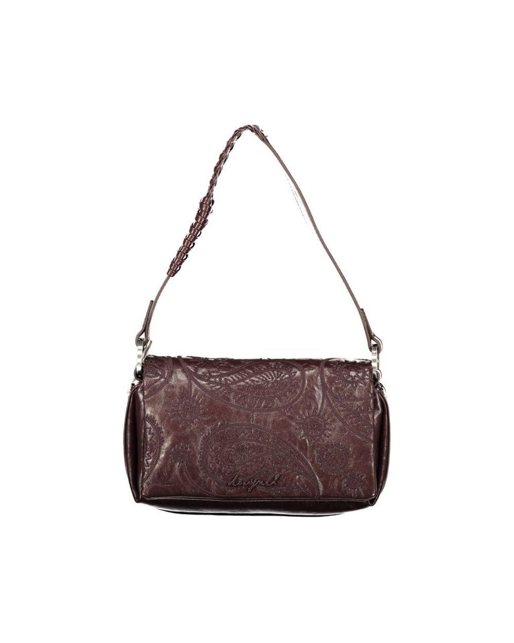 Desigual Purple Brown Polyurethane 's Bag