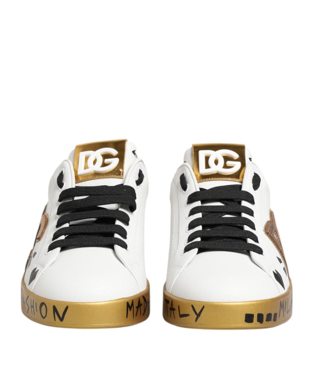 Dolce & Gabbana Natural Custom 2Zero Crystal Sneakers for men