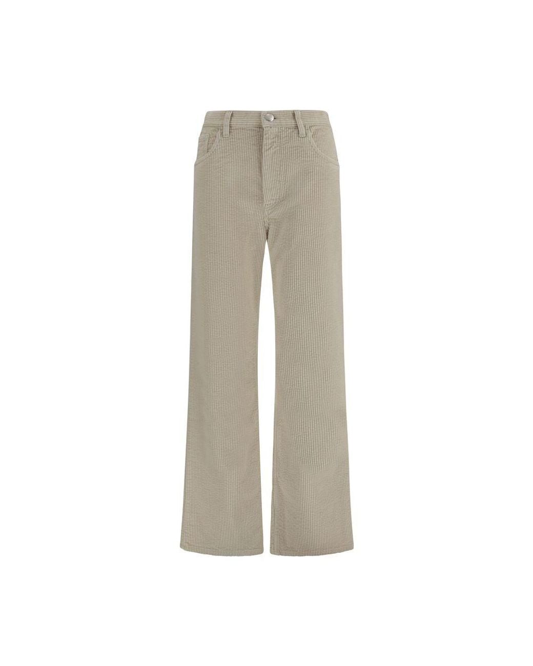 Marni Gray Beige Cotton Flared Pants