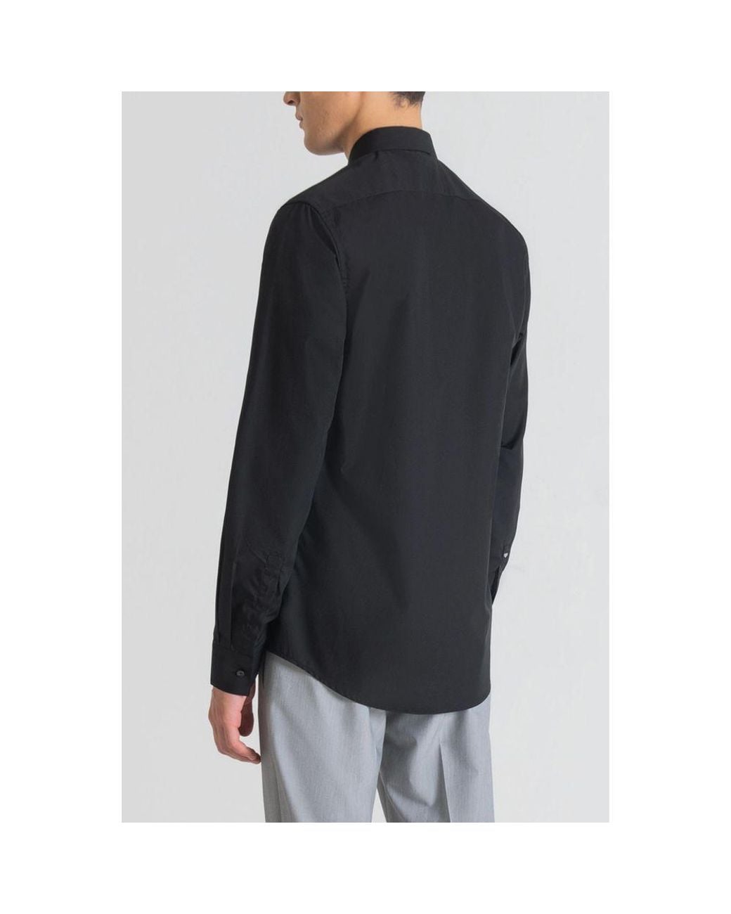 Antony Morato Black Cotton Shirt for men
